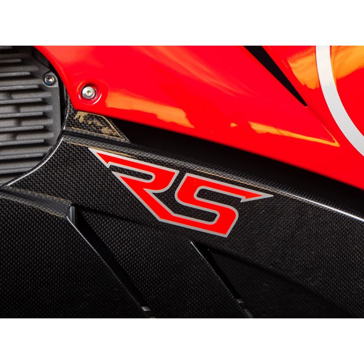 red energica EGO+ RS close up of body
