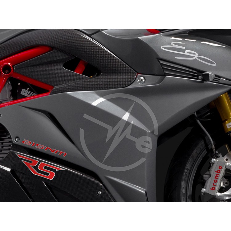 black energica EGO+ RS close up of body